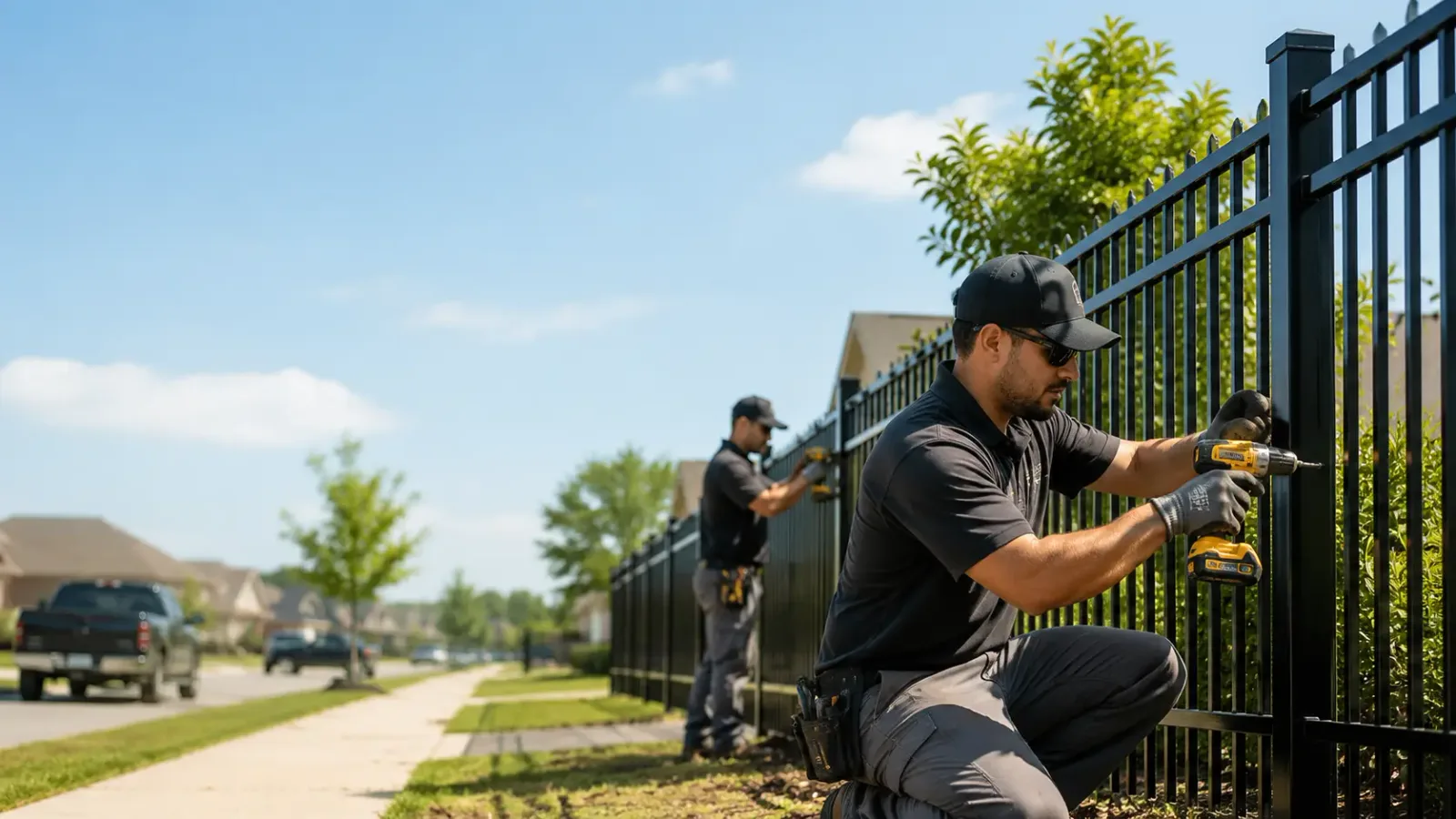 Metal Fence Installation in La Conner, WA